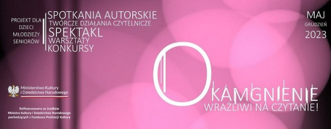 Okamgnienie – wrażliwi na czytanie!