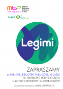 Legimi - zaproszenie po wrześniowe kody dostępu