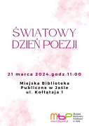 Światowy Dzień Poezji 2024