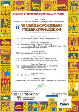 Ogólnopolski Tydzień Czytania Dzieciom 2008