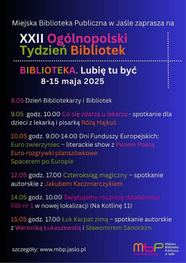 Tydzień Bibliotek – będzie się działo!