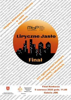Finał XXX Ogólnopolskiego Konkursu Literackiej Twórczości Dzieci i Młodzieży „Liryczne Jasło”