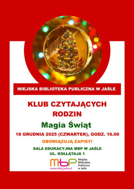 Kluby: Magia Świąt w Klubie Czytających Rodzin