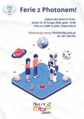 „Ferie z Photonem – robotyczna zabawa w bibliotece”