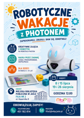 Robotyczne Wakacje z Photonem w Filii nr 2