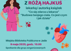 Co się zdarza u lekarza –spotkanie autorskie dla dzieci z Różą Hajkuś