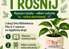 Czytaj i Rośnij – wyjątkowa akcja w Filii nr 2 MBP w Jaśle